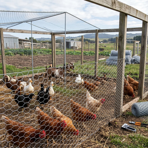 Malla Hexagonal 1,5m x 50m (3/4" - Cal, 21) Play Plaza Play Plaza