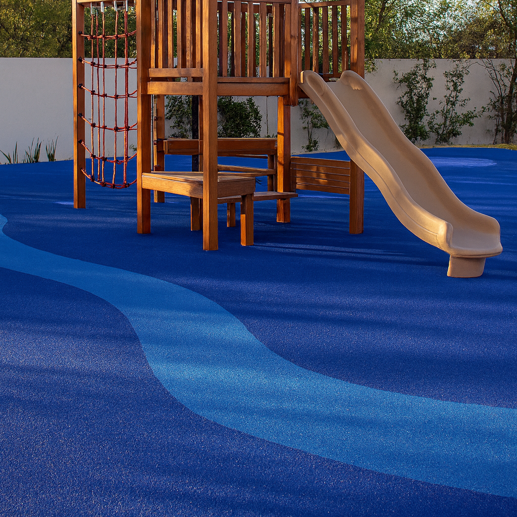 Saco Granulo 25K EPDM Azul Play Plaza Play Plaza