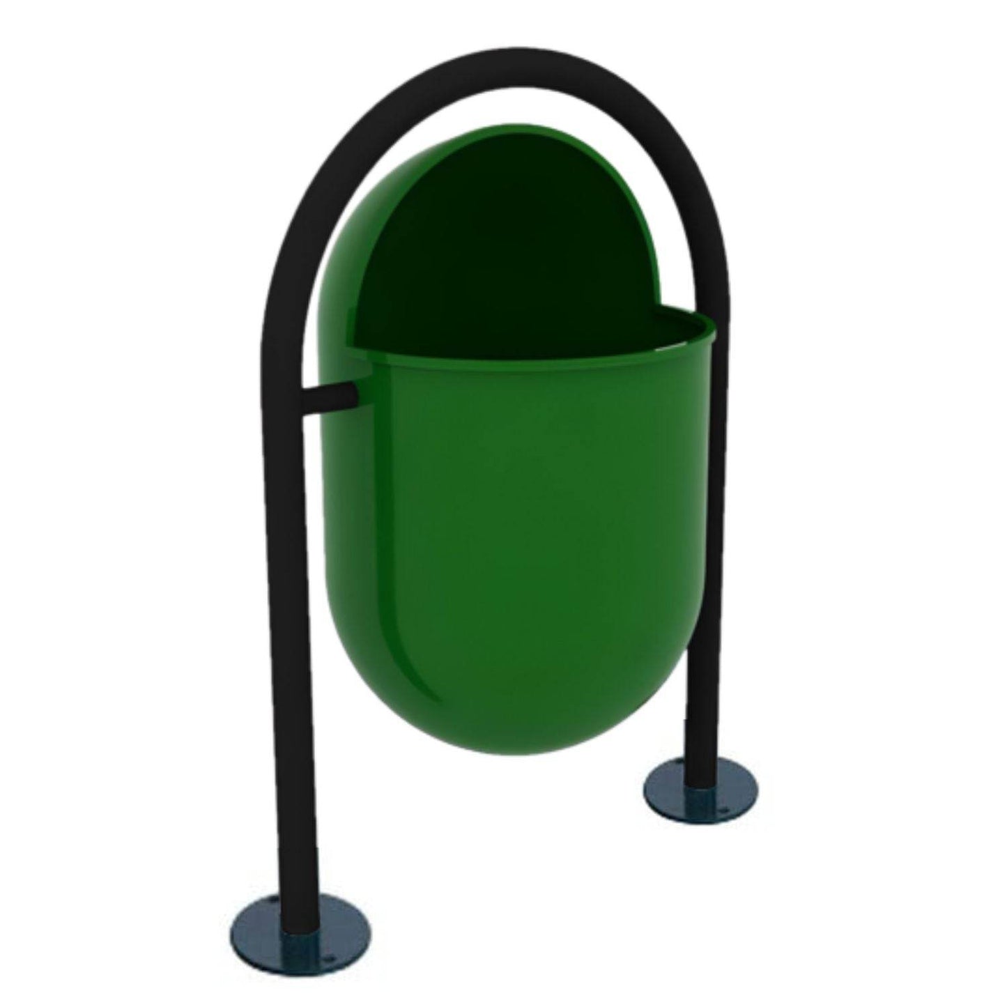 Basurero Capsular Cemento - Play Plaza