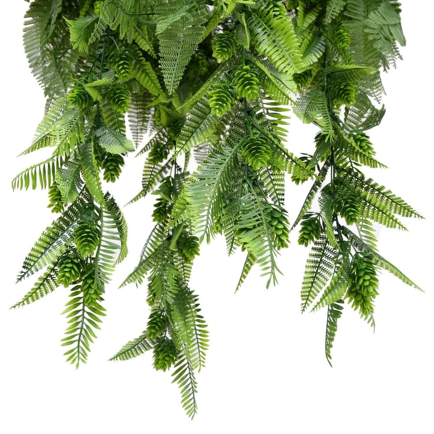 Canasta Artificial Verde - Play Plaza