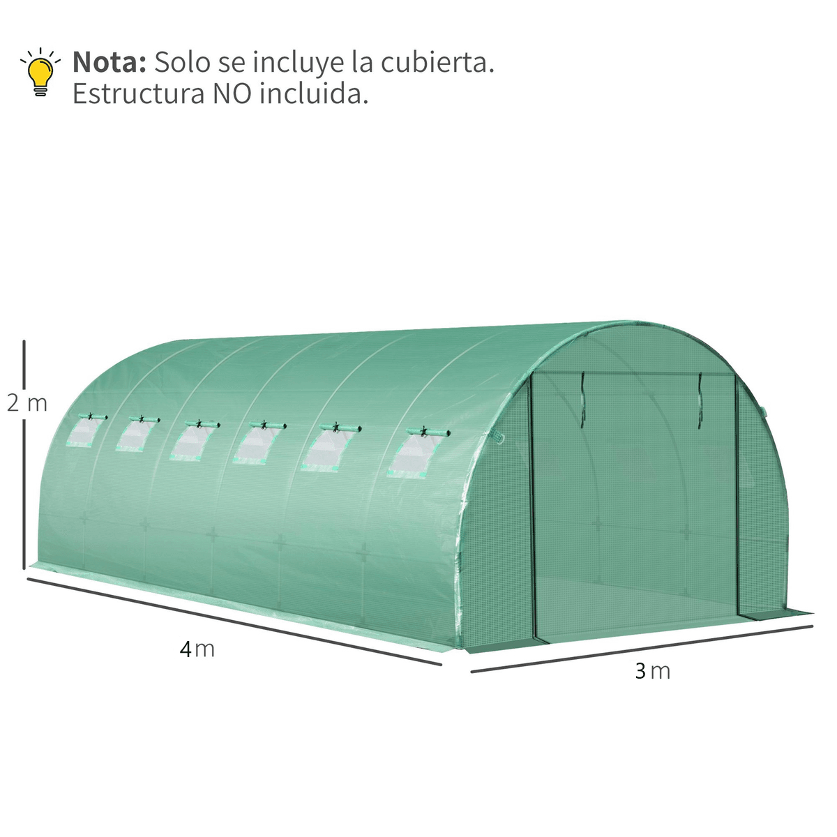 Cobertor Invernadero 12 Mt2 - Play Plaza