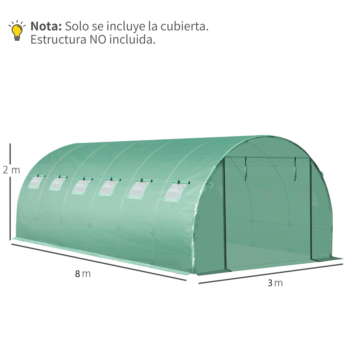 Cobertor Invernadero 24 Mt2 - Play Plaza