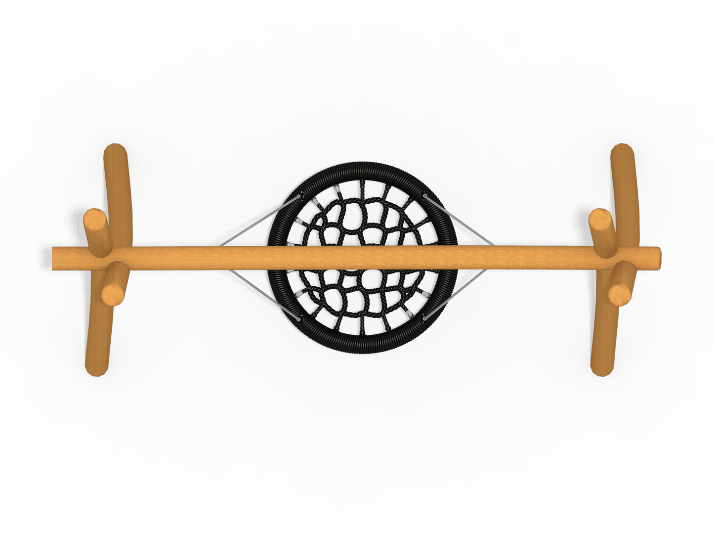 Columpio Madera Plato - Play Plaza