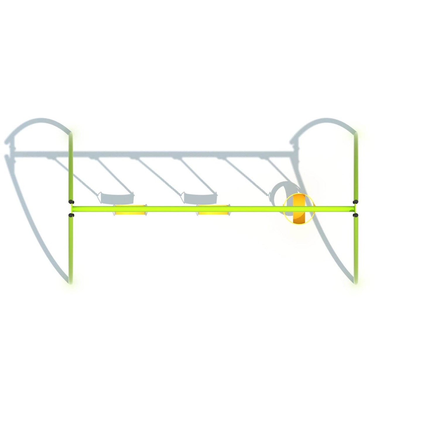 Columpio Mixto Curvo - Play Plaza