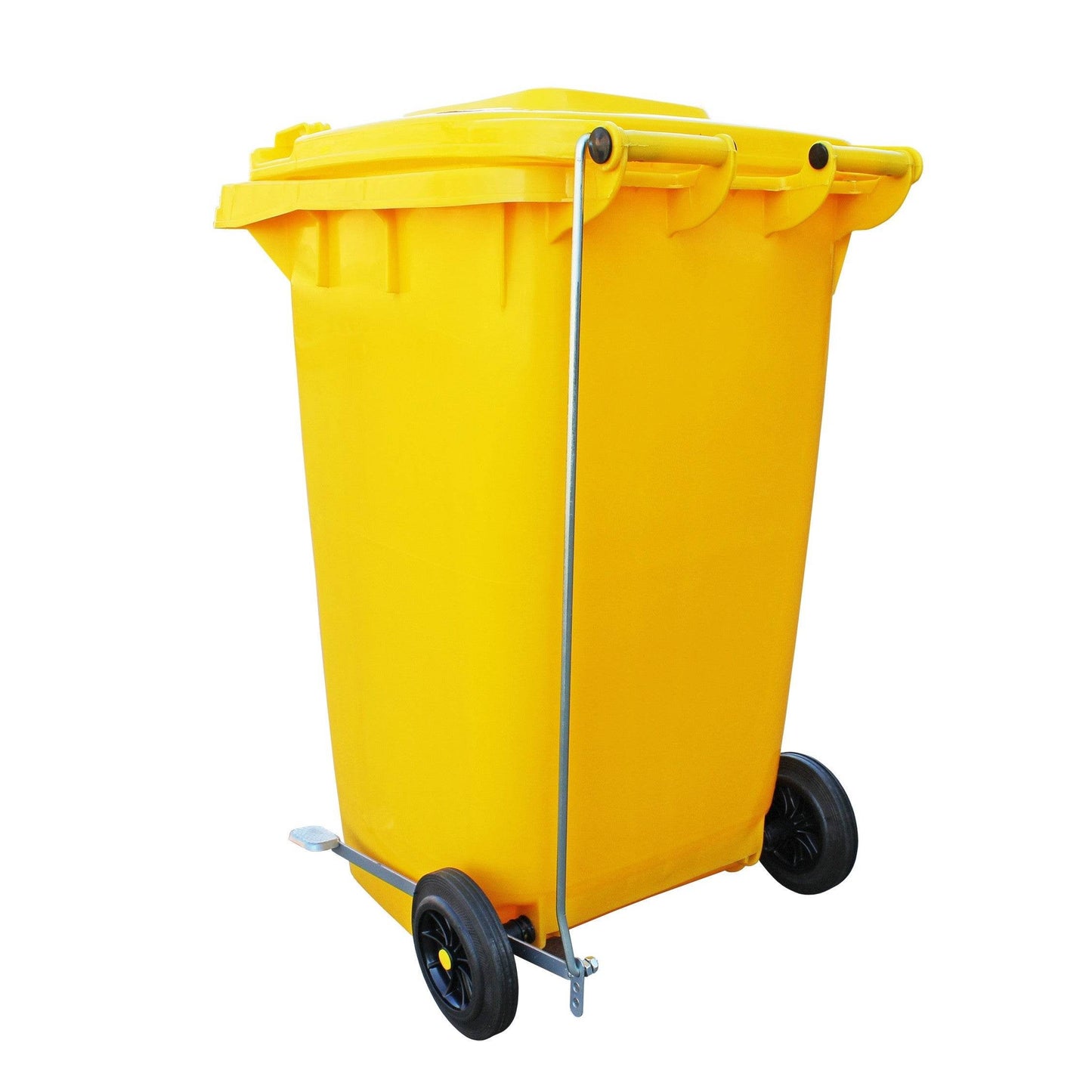 Contenedor con Pedal 120 lts Amarillo - Play Plaza