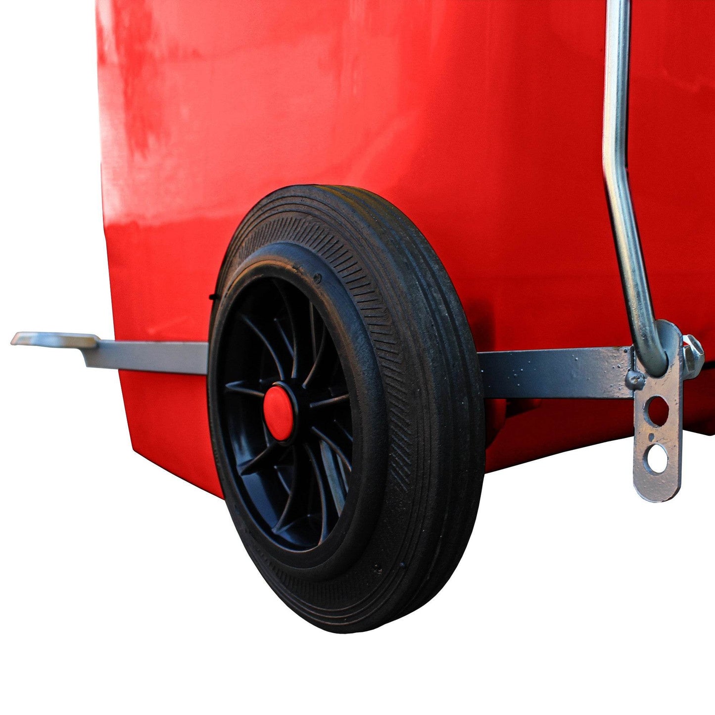 Contenedor con Pedal 120 Lts Rojo - Play Plaza