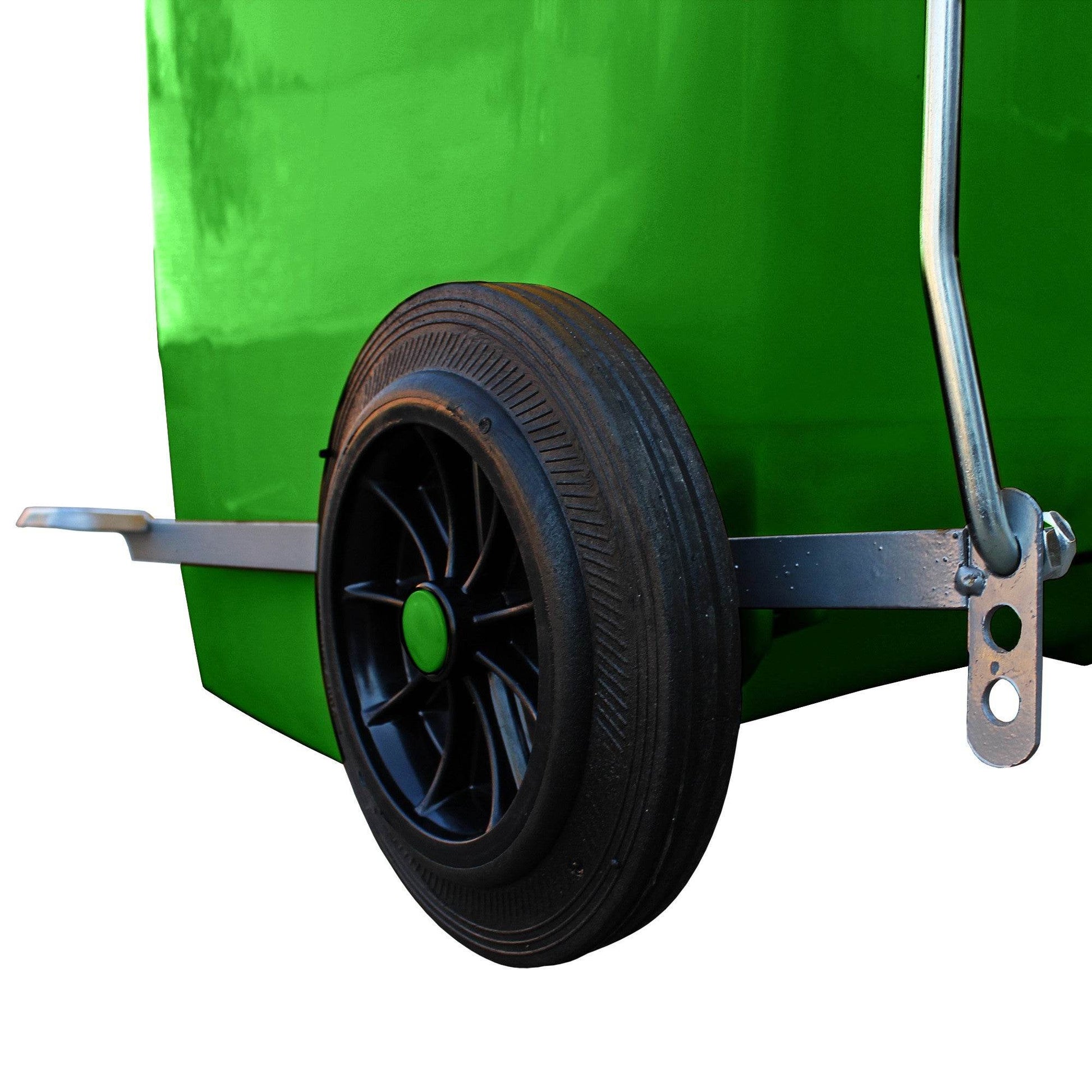 Contenedor con Pedal 120 Lts Verde - Play Plaza