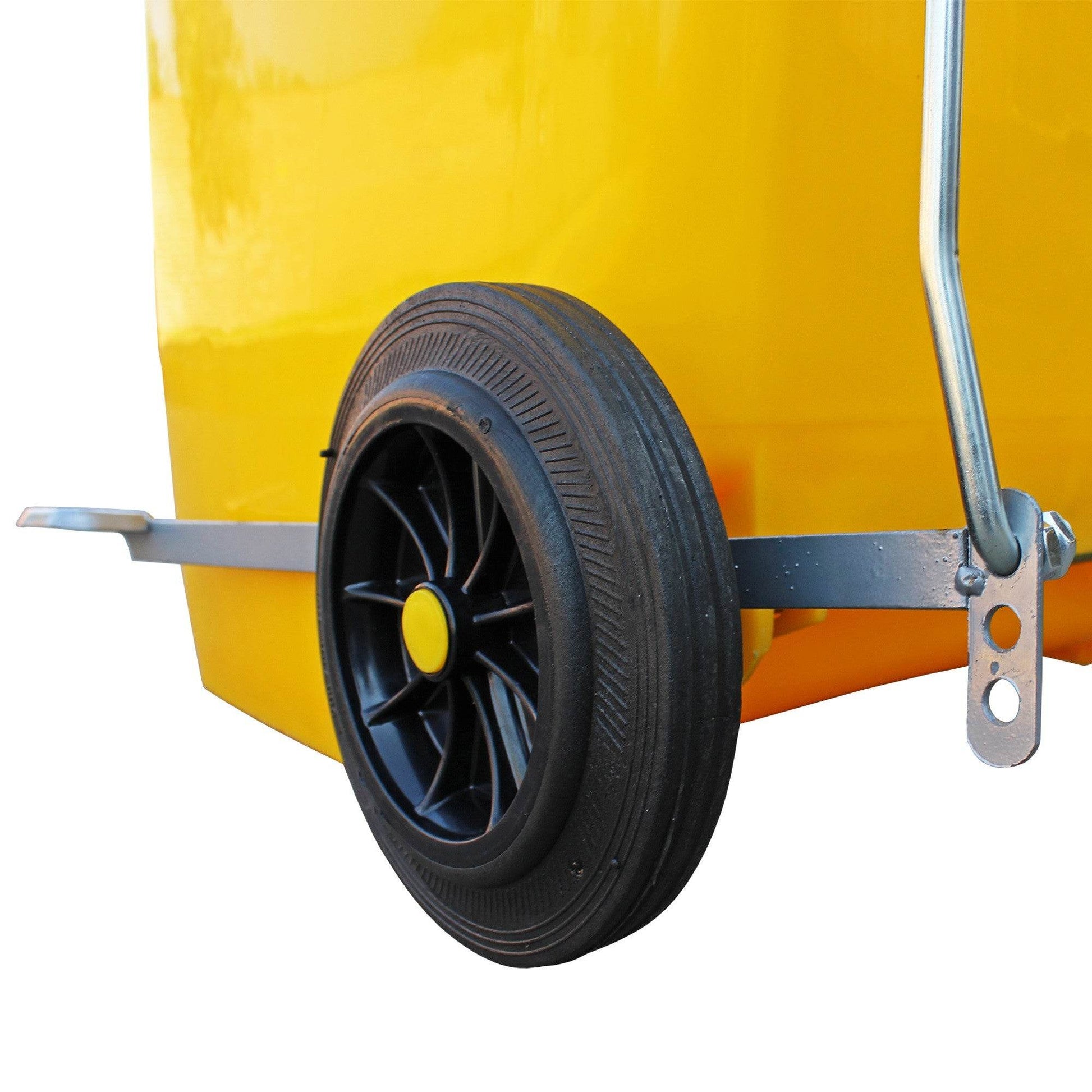 Contenedor Con Pedal 240 Lts Amarillo - Play Plaza