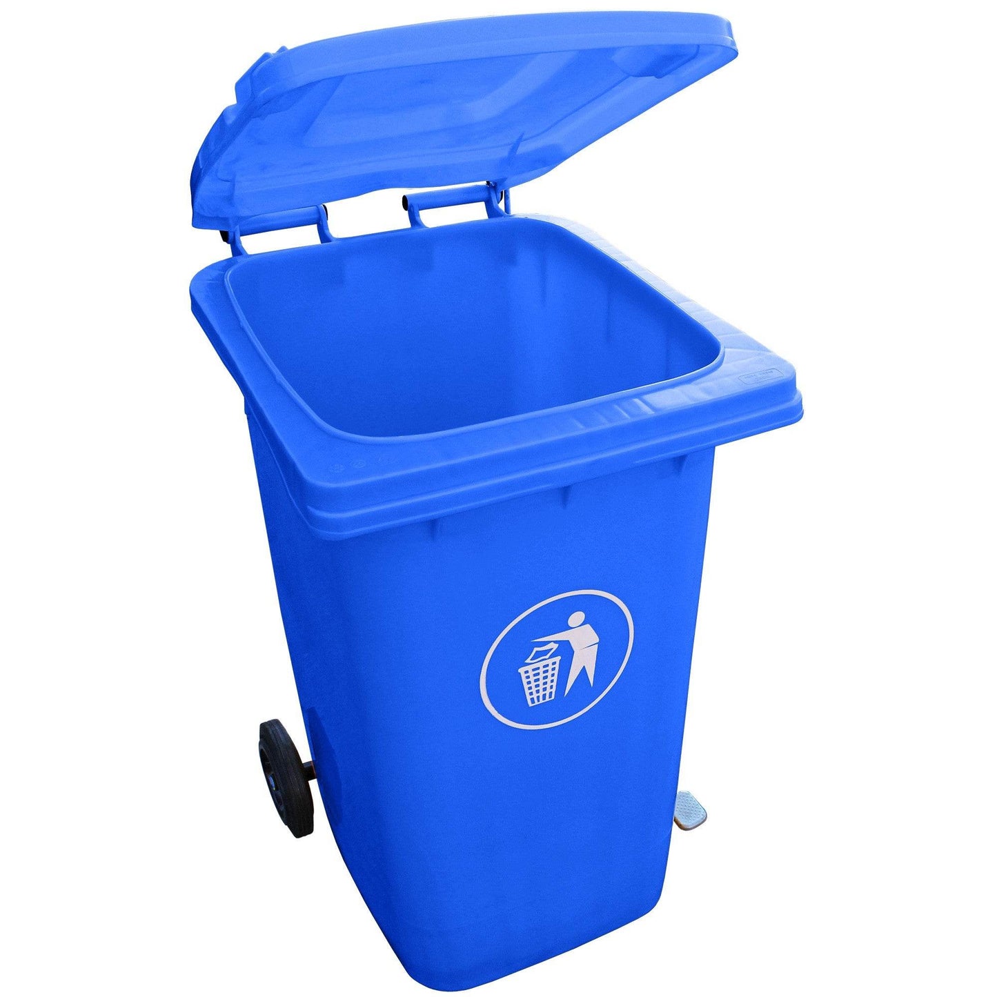 Contenedor Con Pedal 240 Lts Azul - Play Plaza