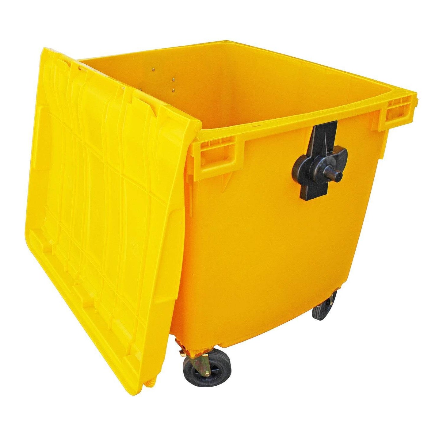 Contenedor de Basura 1100 Lts Amarillo - Play Plaza