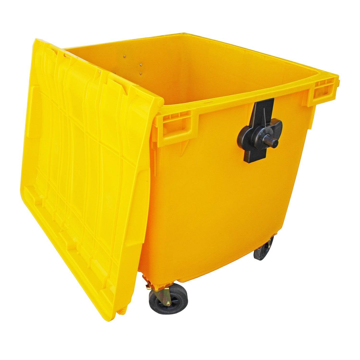Contenedor de Basura 1100 Lts Amarillo - Play Plaza