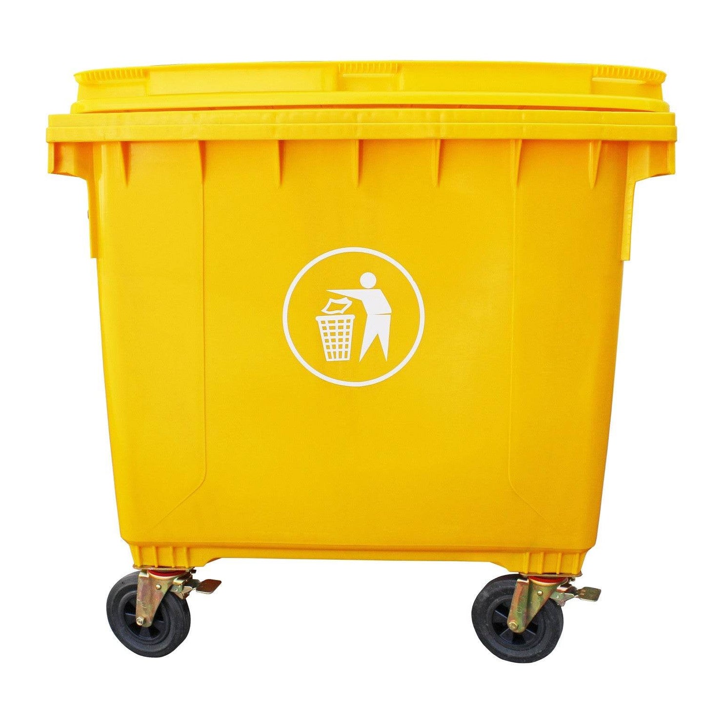 Contenedor de Basura 1100 Lts Amarillo - Play Plaza