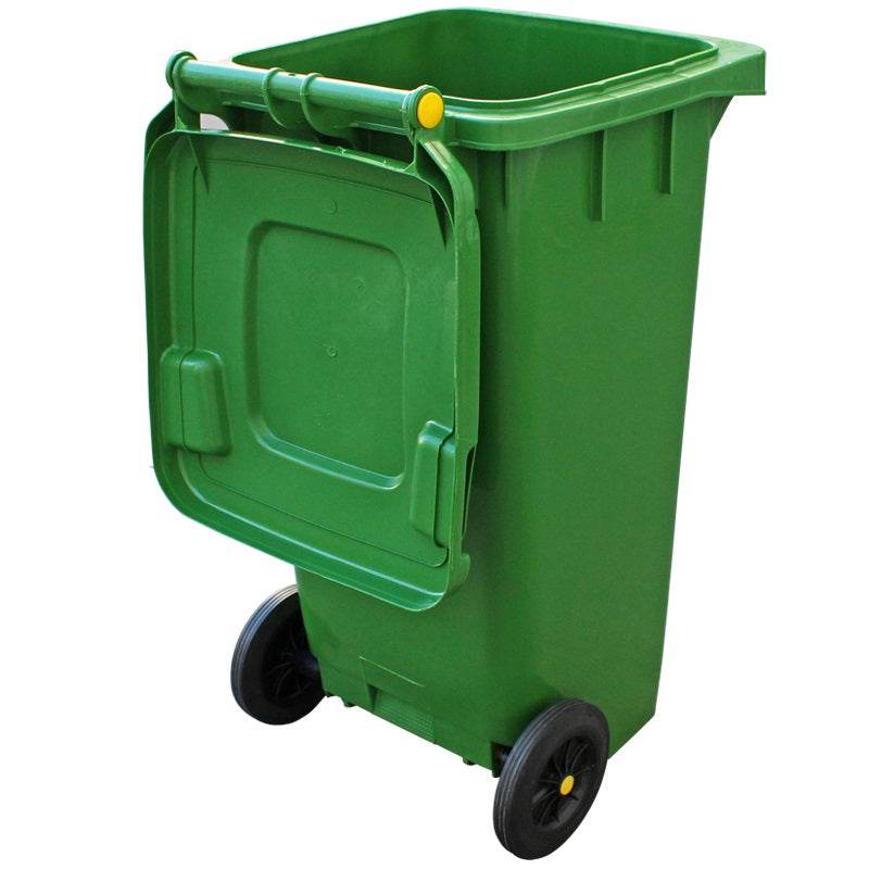 Contenedor de Basura 120 Lts Verde - Play Plaza