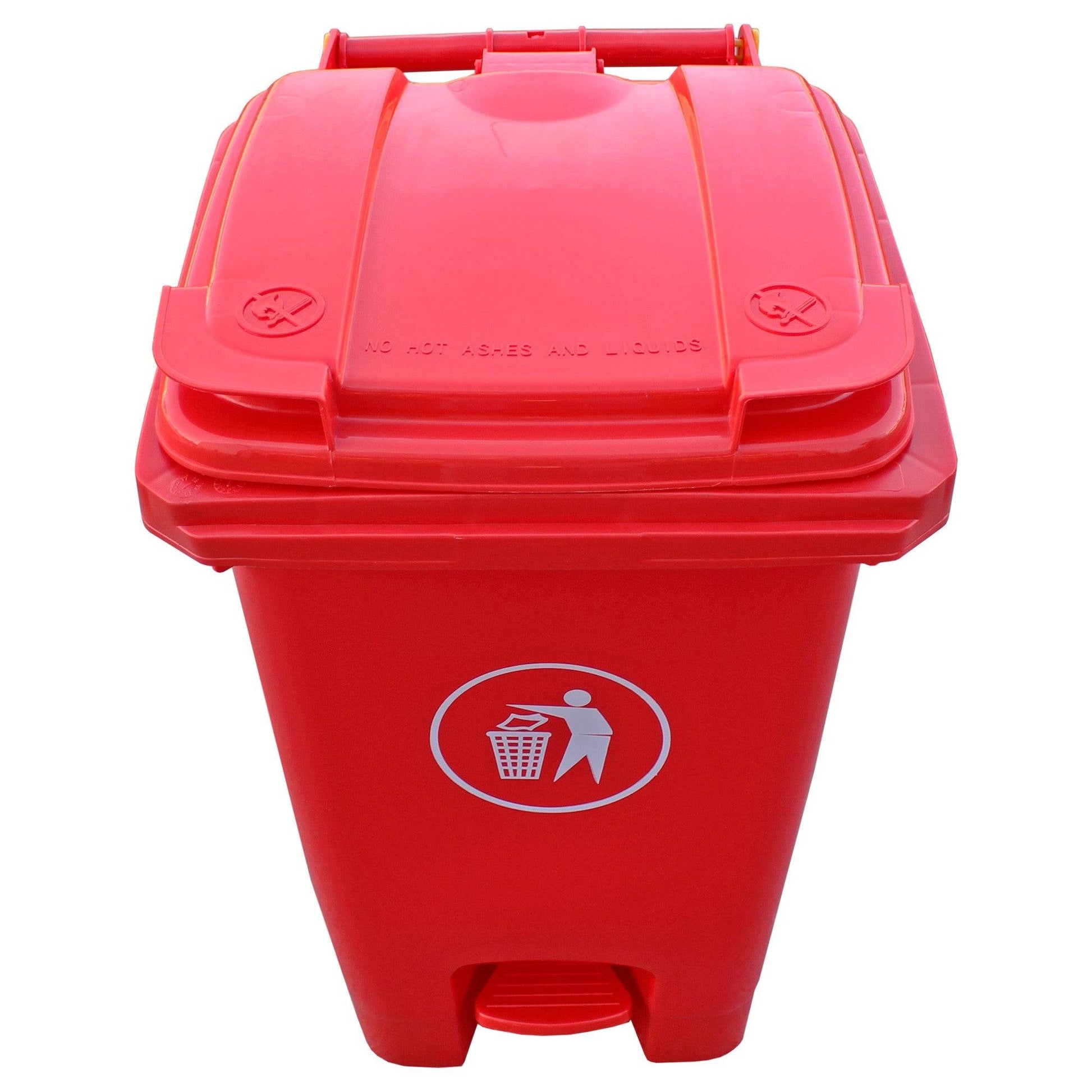 Contenedor de Basura 60 Lts Rojo - Play Plaza