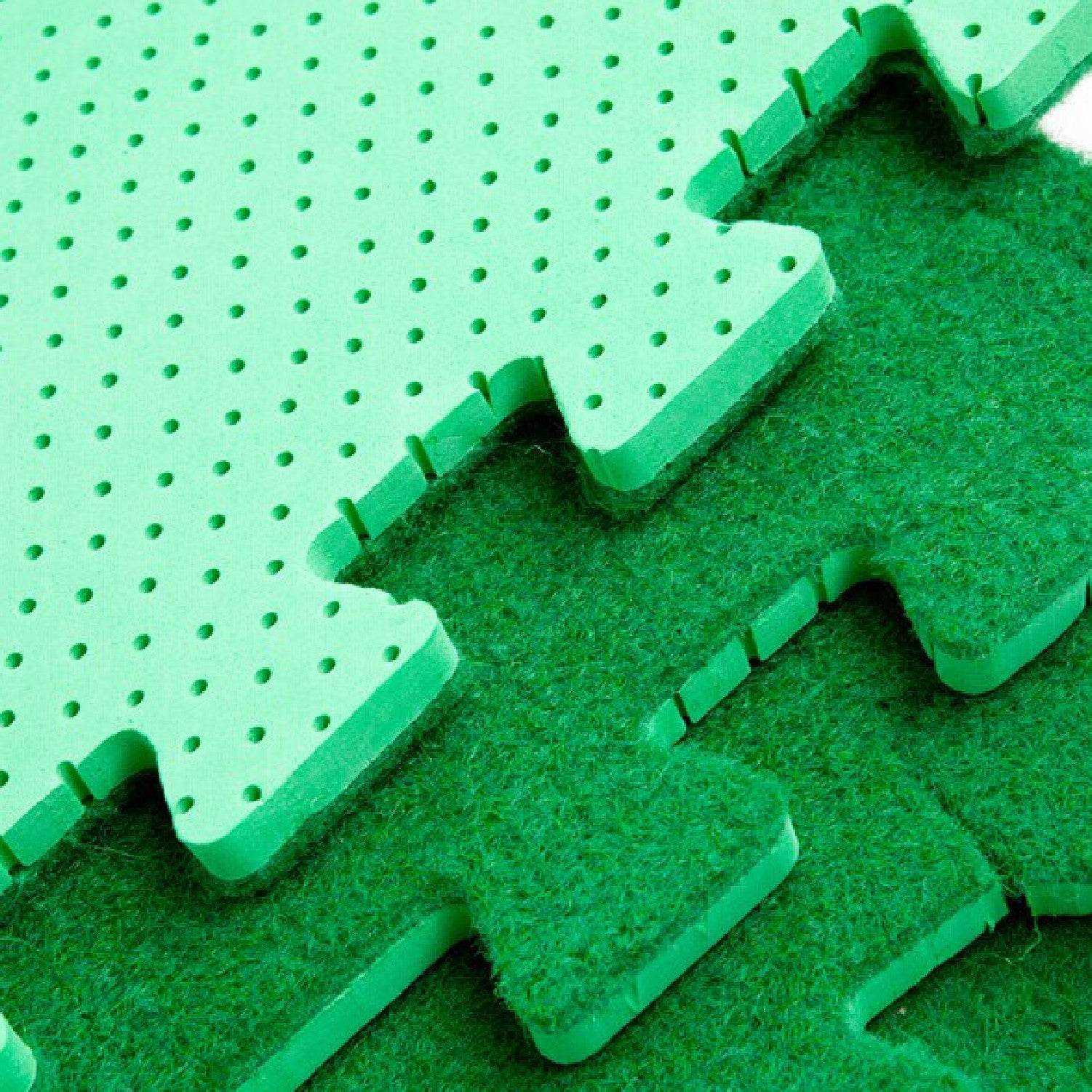 Goma Eva Pasto 100x100x18 mm - Play Plaza