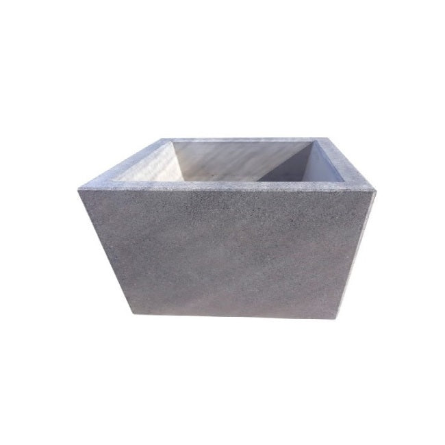 Jardinera Hormigón 90 cm-Jardinera Cubo-HBAU104-Play Plaza