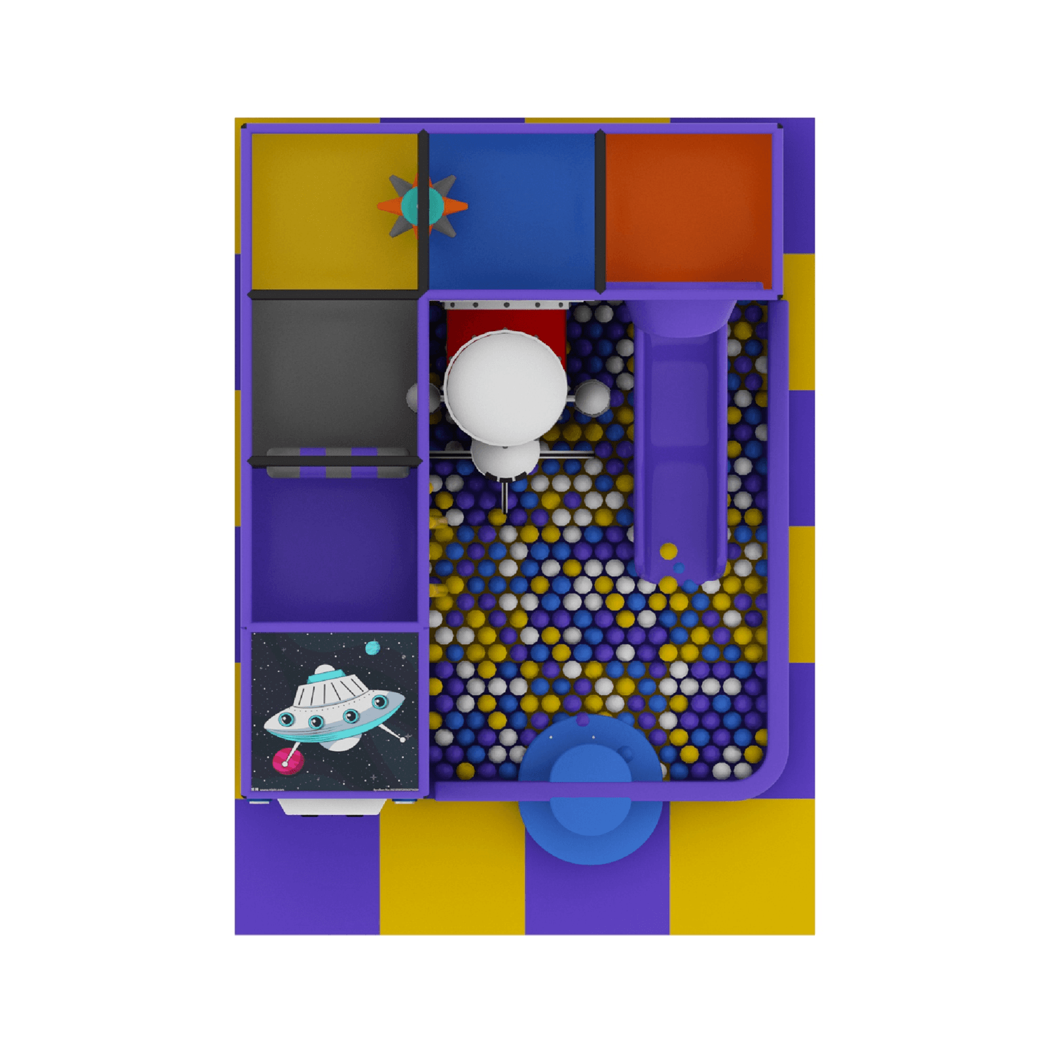 Juego Modular Interior 03 - Play Plaza