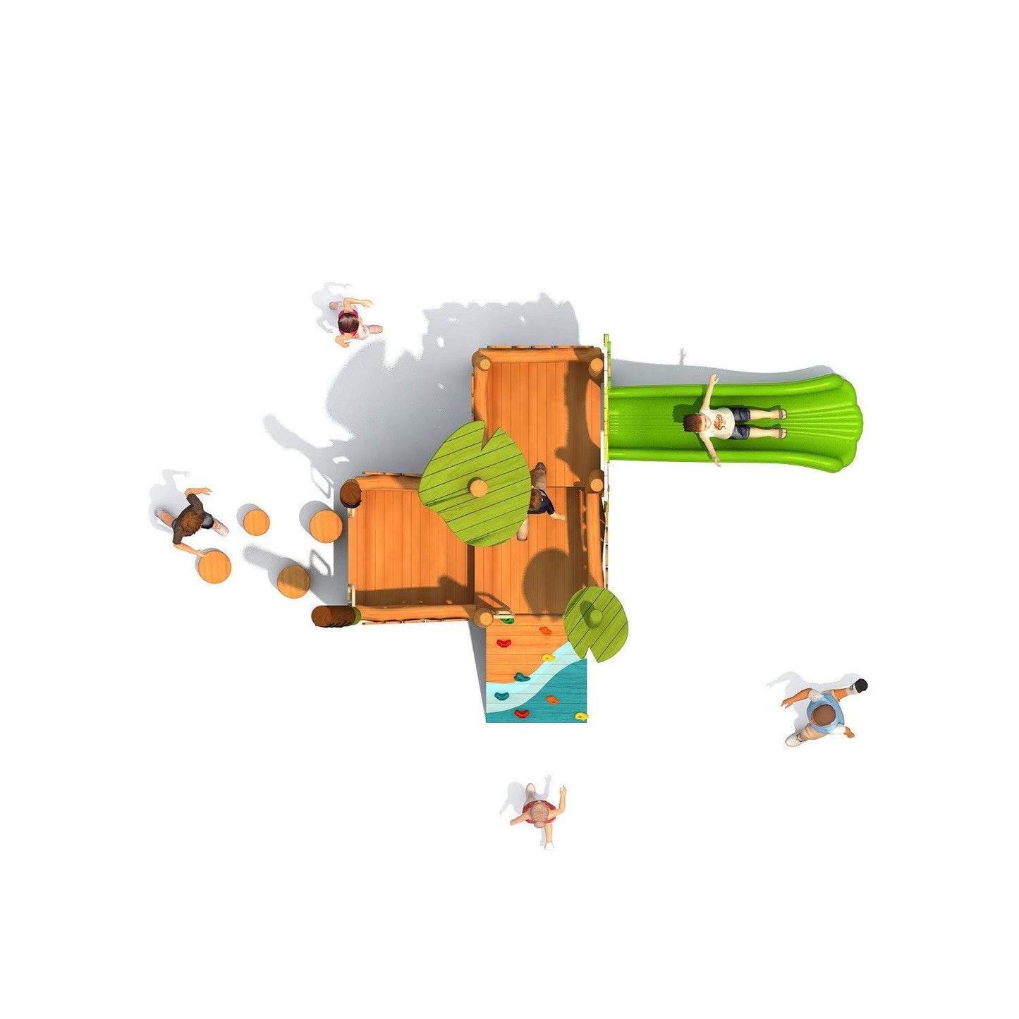 Juego Modular Madera 1532 - Play Plaza