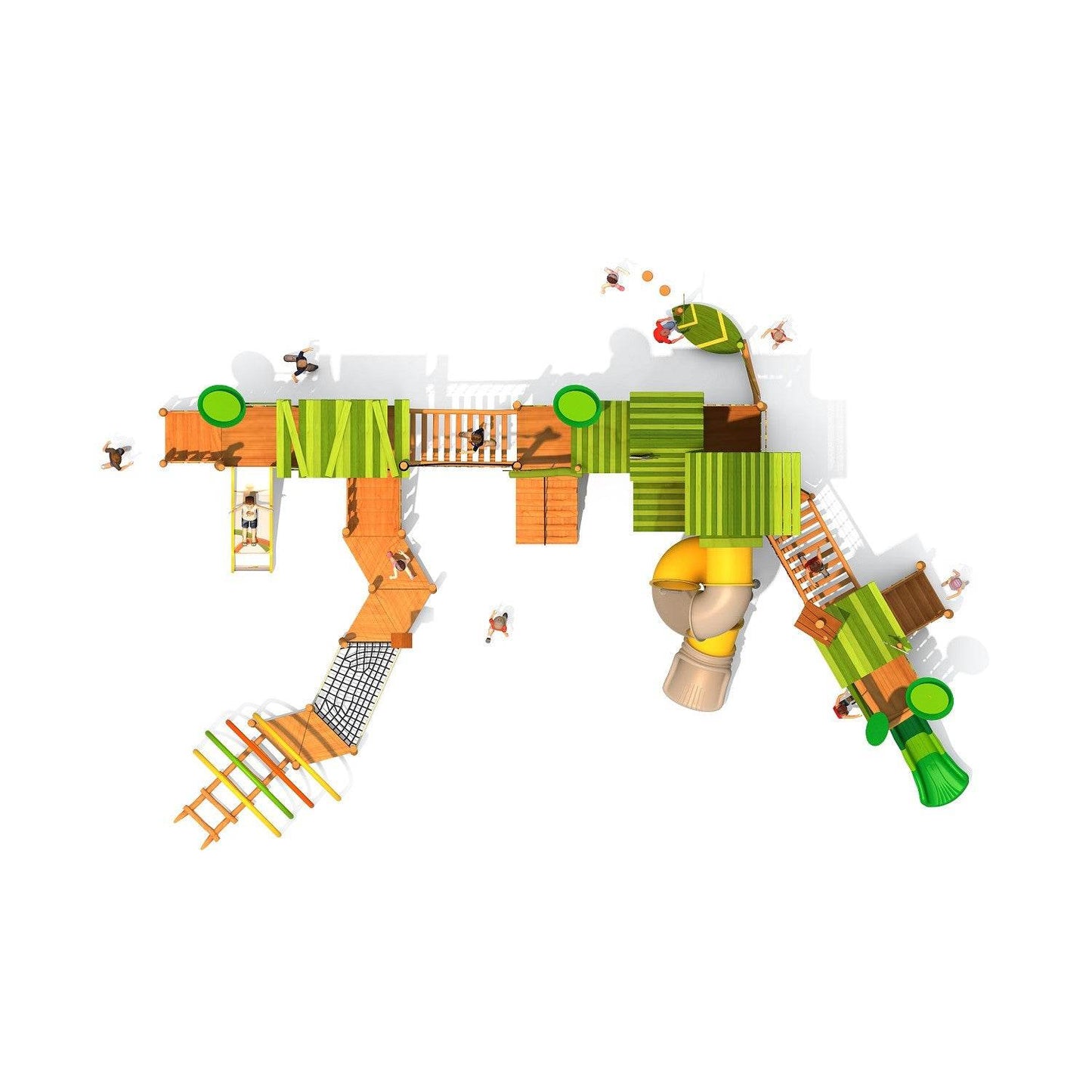 Juego Modular Madera 1541 - Play Plaza