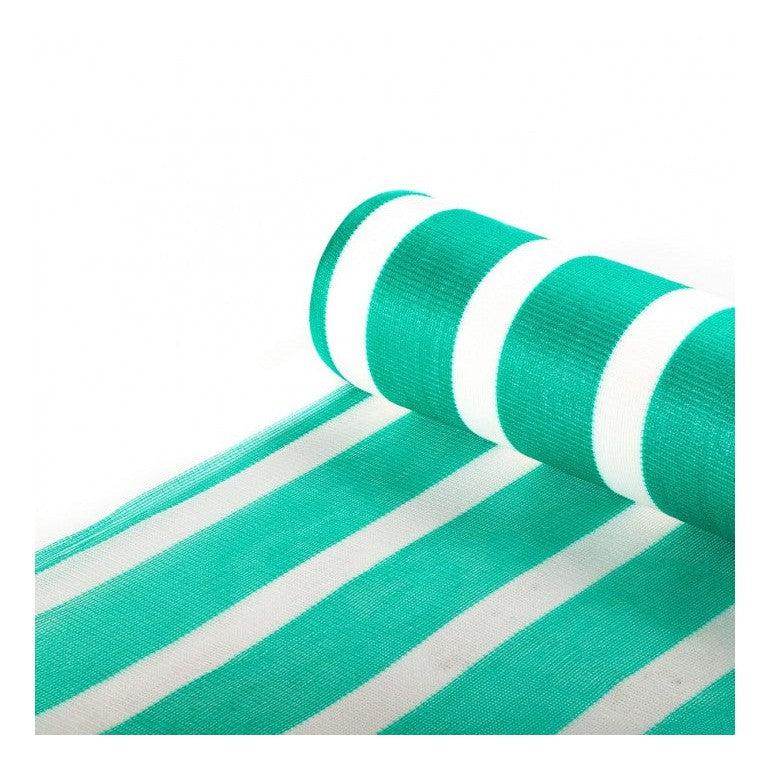 Malla Raschel 65% Verde/Blanco 4.2x100 Metros - Play Plaza