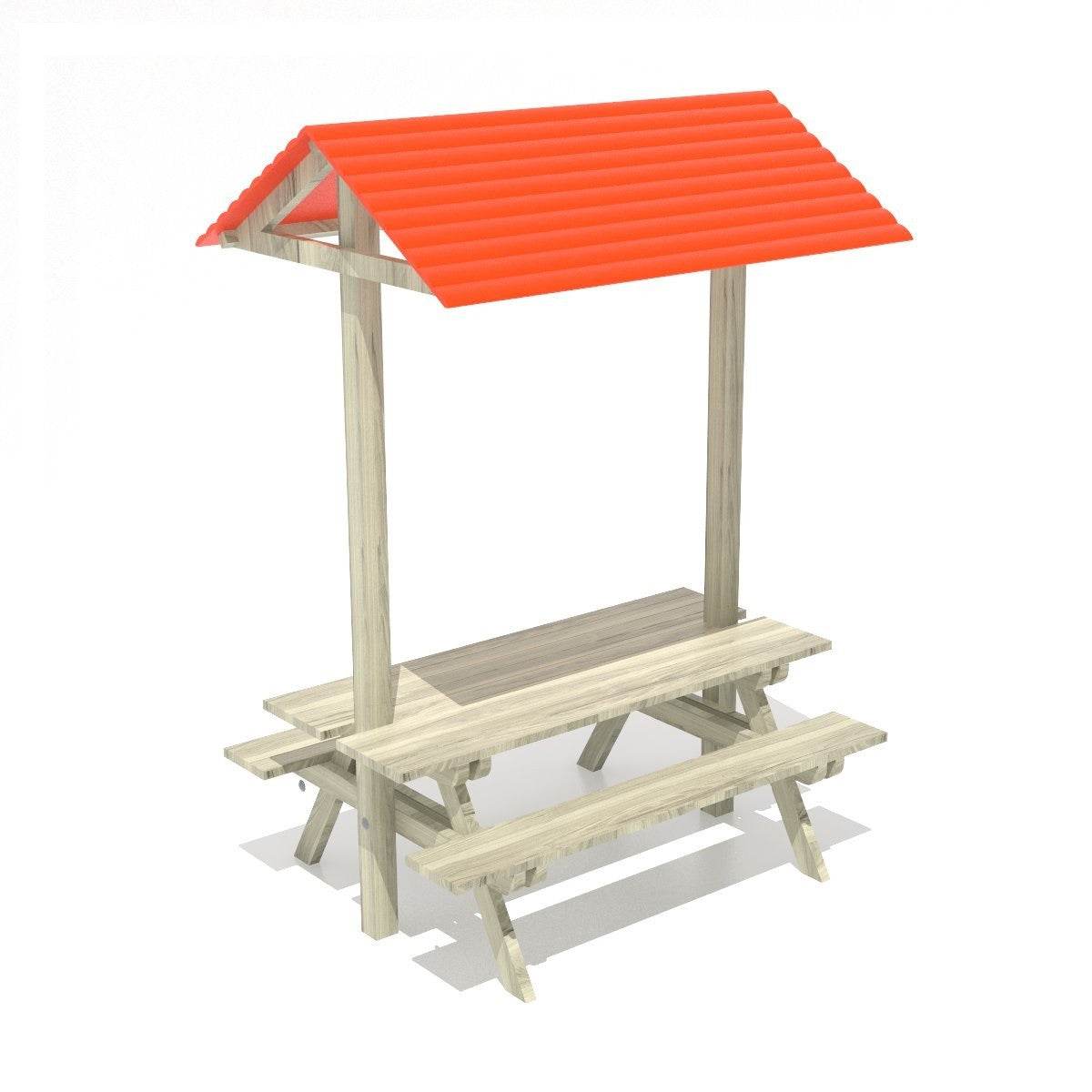 Mesa Picnic con Toldo - Play Plaza