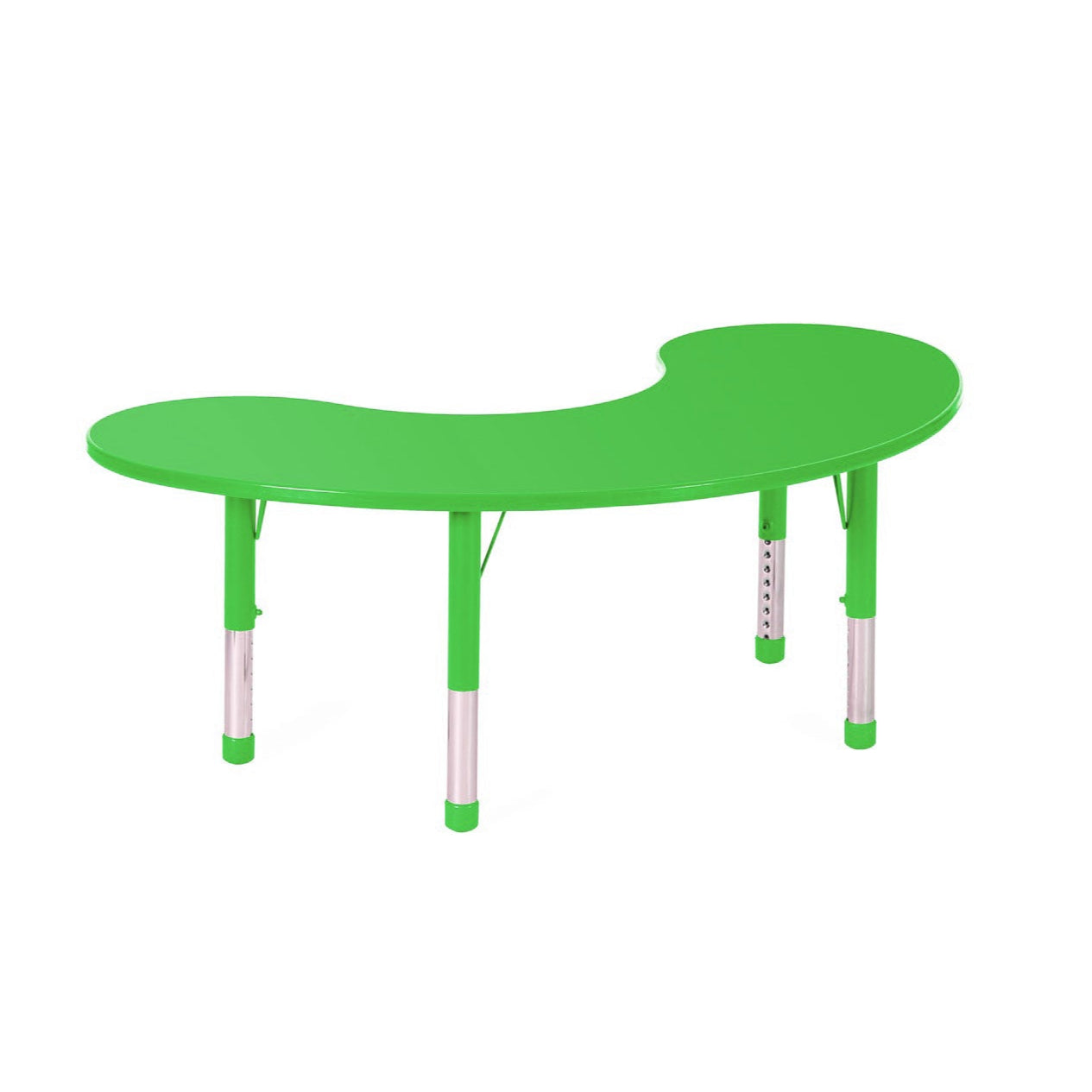 Mesa Riñon Colaborativa Polipropileno Reforzada-Mesas Escolares-YCY-005-2_VERDE-Play Plaza