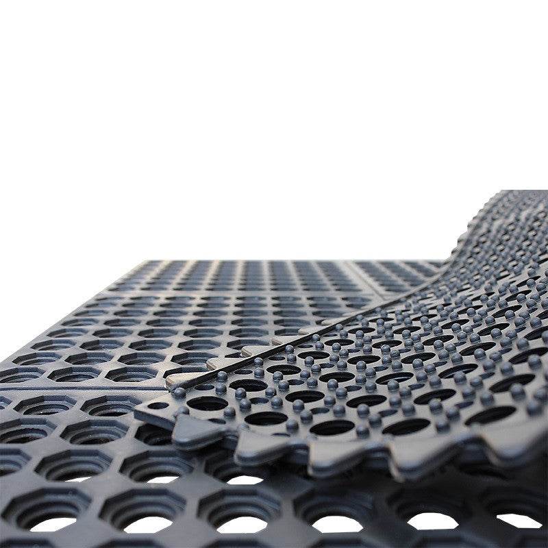 Piso Goma Interconectable Premium 12mmx92cmx92cm - Play Plaza