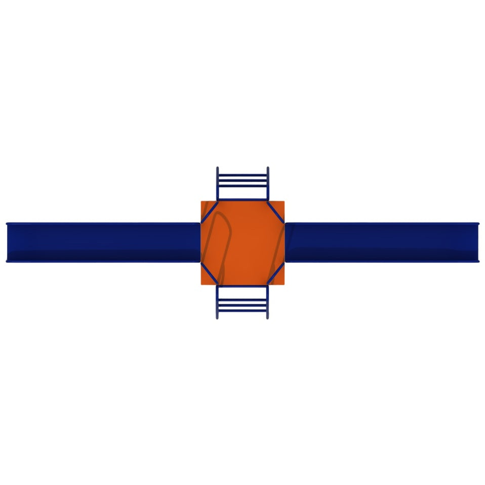 Tobogán Doble Play Plaza Play Plaza