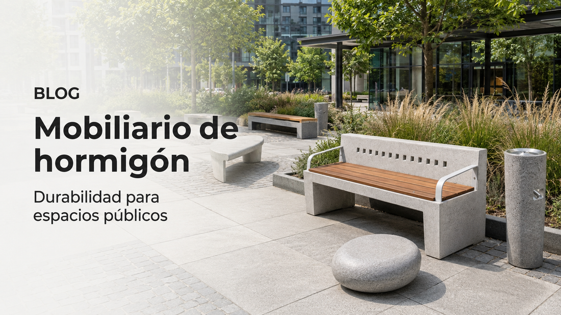 ¿Por qué elegir mobiliario de hormigón?
