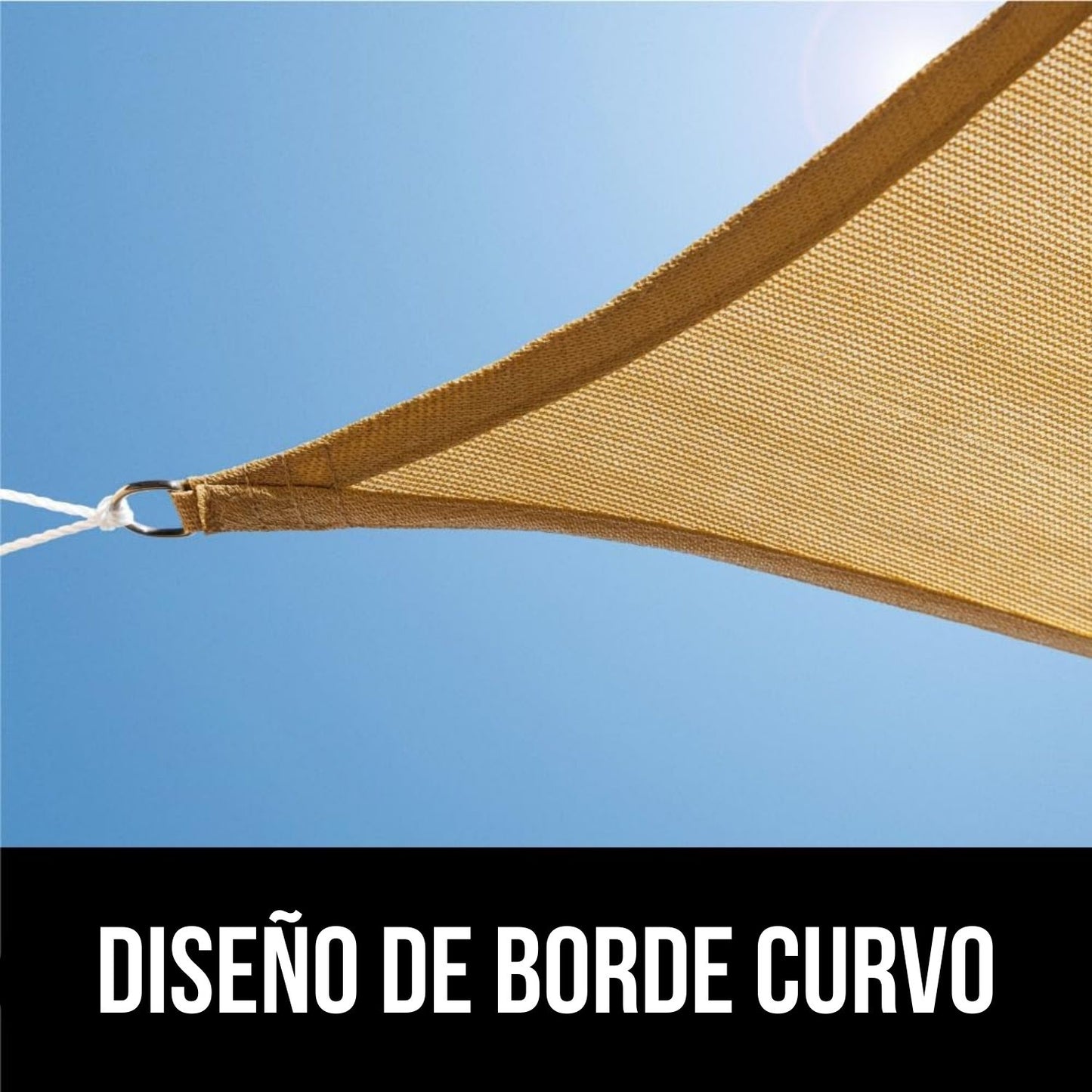 Toldo vela 120gr/m² 10x10m
