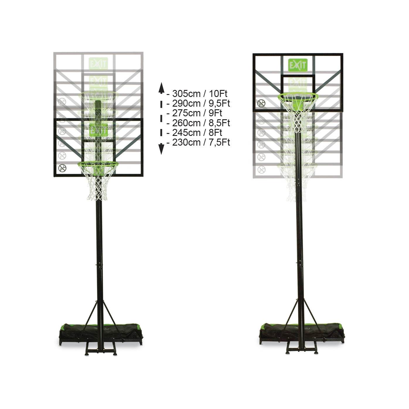 Aro de basquetbol modelo comet - Play Plaza