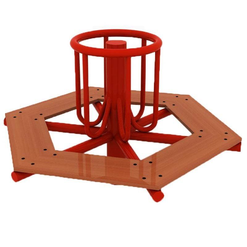 Carrusel Metal Madera - Play Plaza
