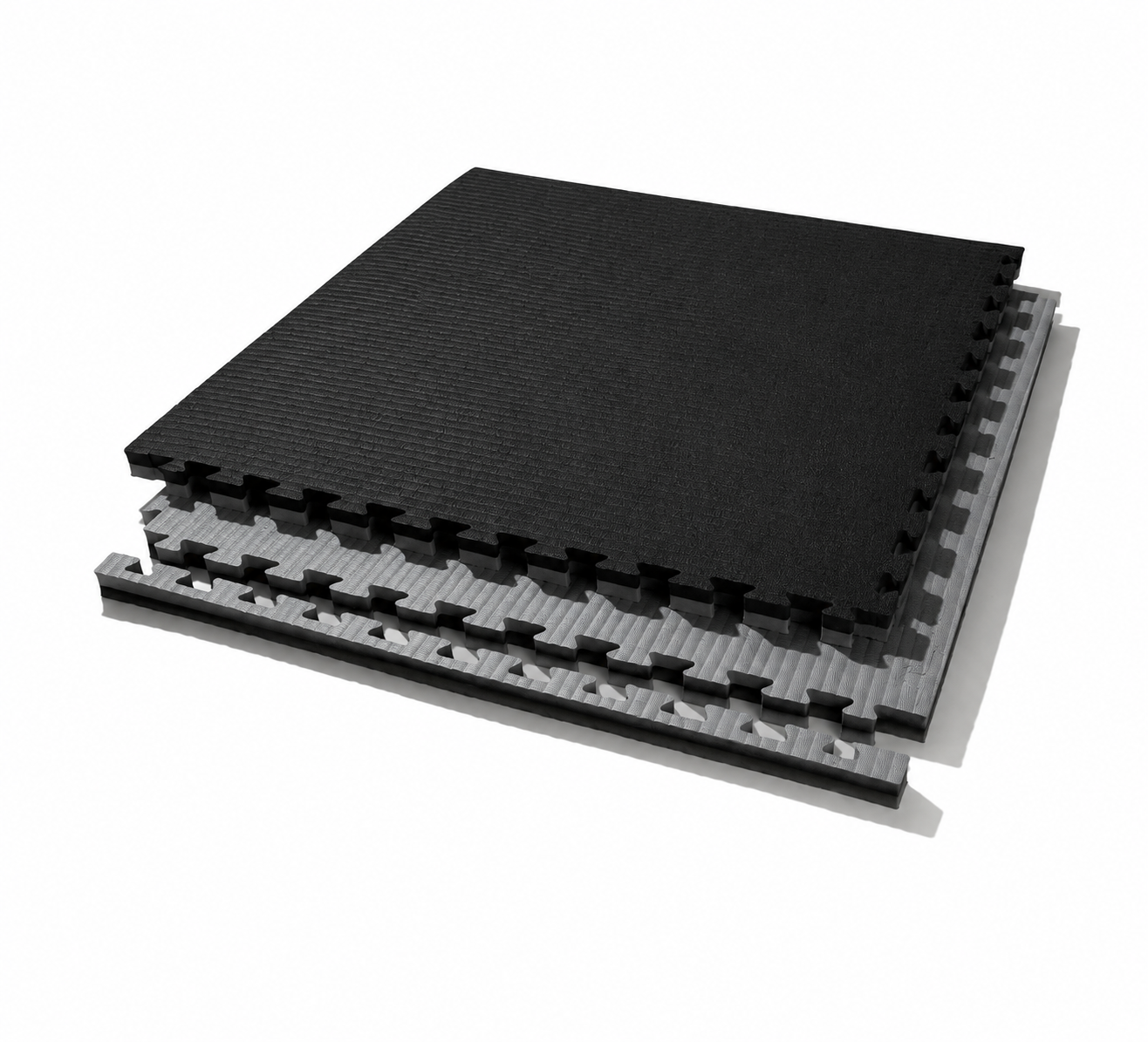 Goma Eva Dual 2,0 T Negro/Gris Play Plaza Play Plaza