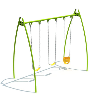 Columpio Mixto Curvo - Play Plaza