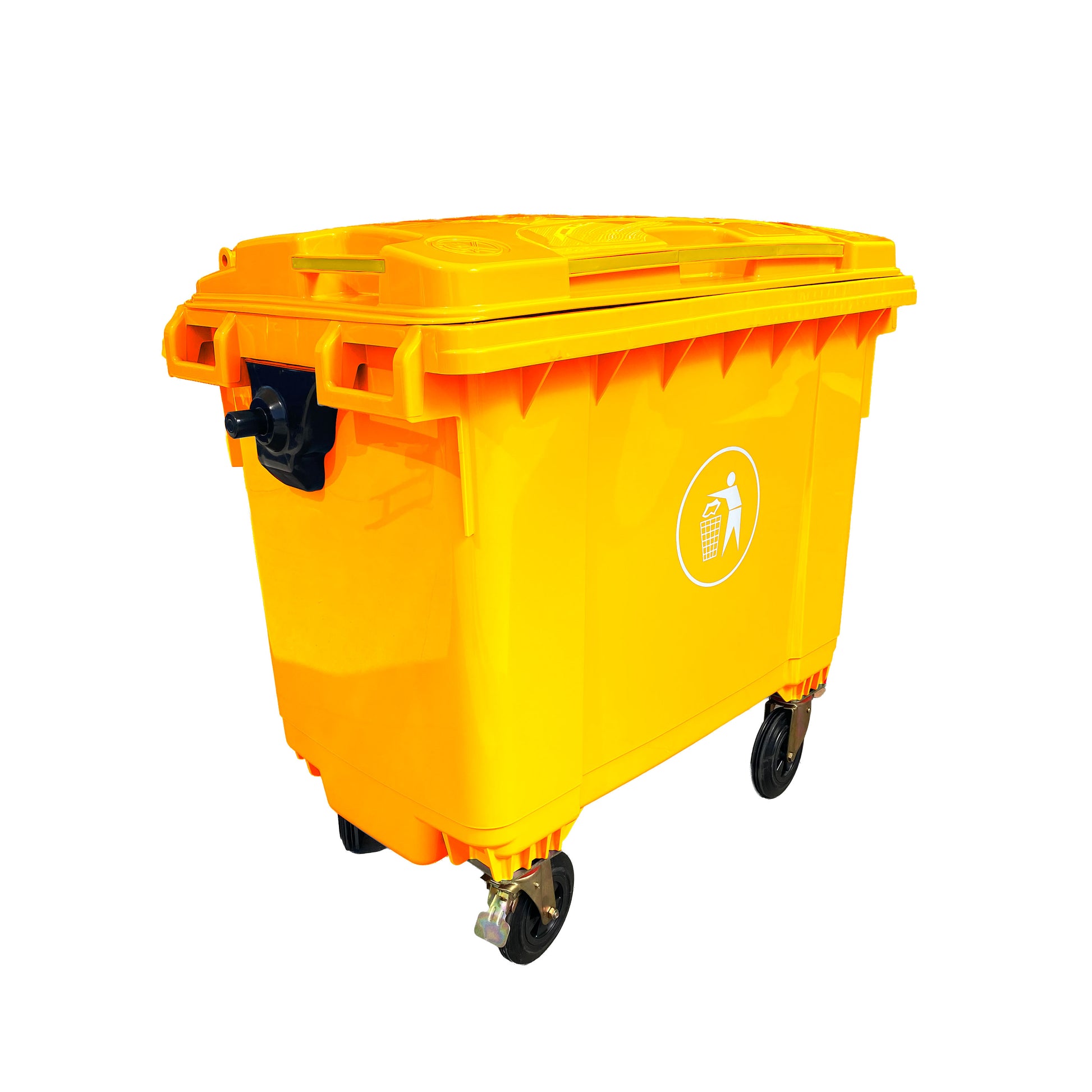 Contenedor Basura 660 Litros Amarillo Play Plaza Play Plaza