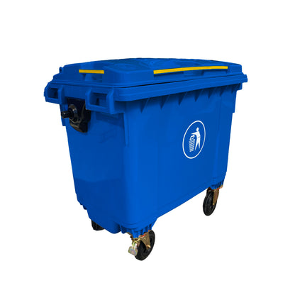 Contenedor Basura 660 Litros Azul Play Plaza Play Plaza