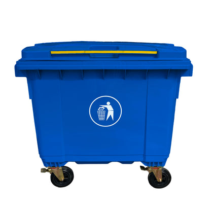 Contenedor Basura 660 Litros Azul Play Plaza Play Plaza
