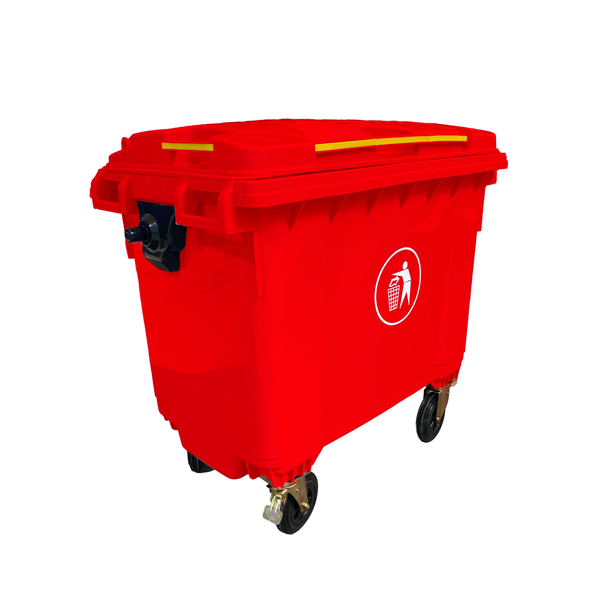 Contenedor Basura 660 Litros Rojo Play Plaza Play Plaza