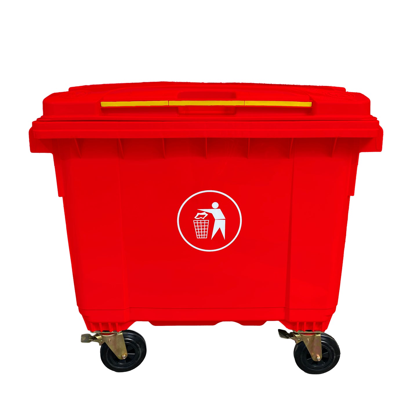 Contenedor Basura 660 Litros Rojo Play Plaza Play Plaza