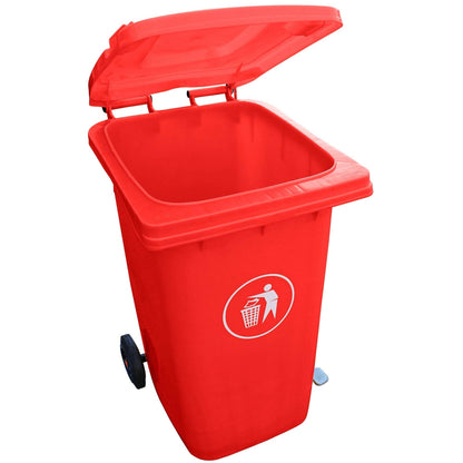 Contenedor Con Pedal 240 Lts Rojo - Play Plaza
