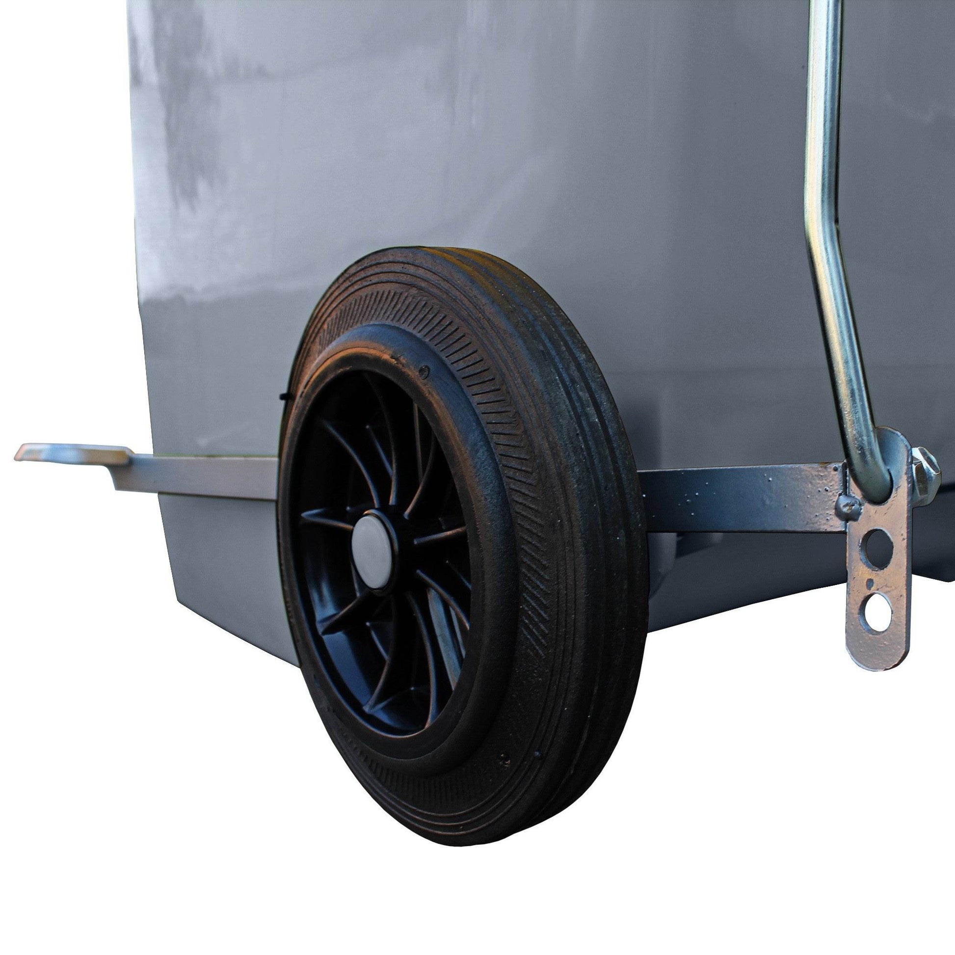 Contenedor con Pedal 240 Lts Gris - Play Plaza