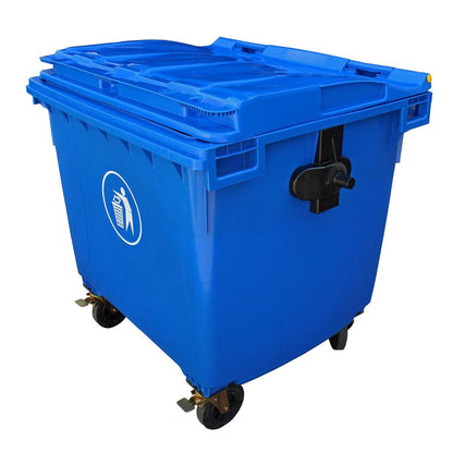 Contenedor de Basura 1100 Lts Azul - Play Plaza