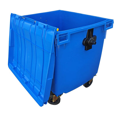 Contenedor de Basura 1100 Lts Azul - Play Plaza