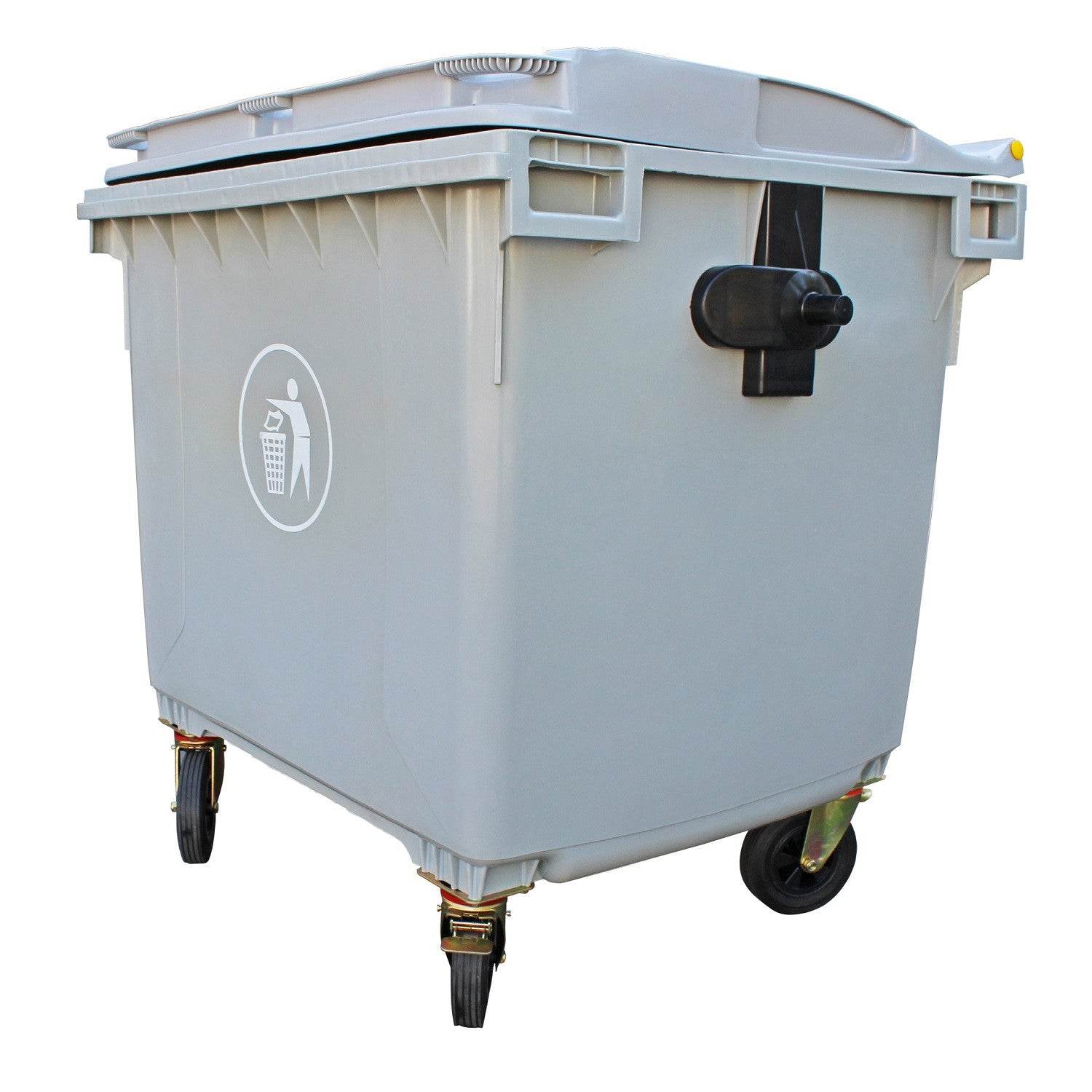 Contenedor de Basura 1100 Lts Gris - Play Plaza
