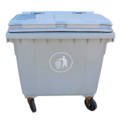 Contenedor de Basura 1100 Lts Gris - Play Plaza