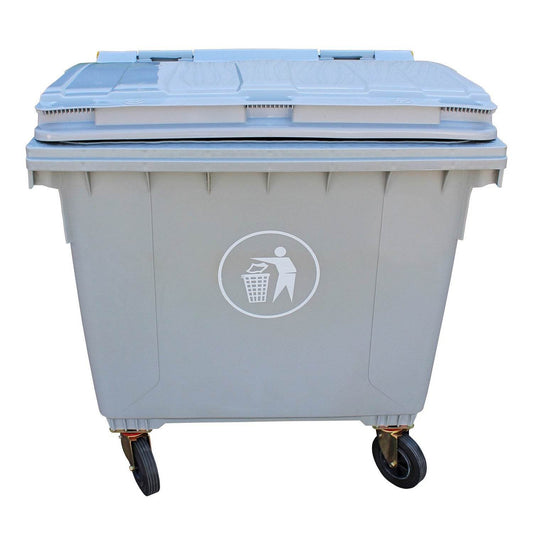 Contenedor de Basura 1100 Lts Gris - Play Plaza