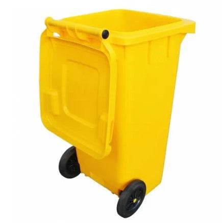 Contenedor de Basura 120 Lts Amarillo (Pintura Gastada)