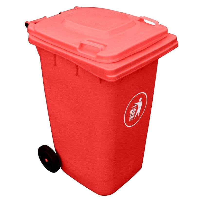Contenedor de Basura 240 Lts Rojo - Play Plaza