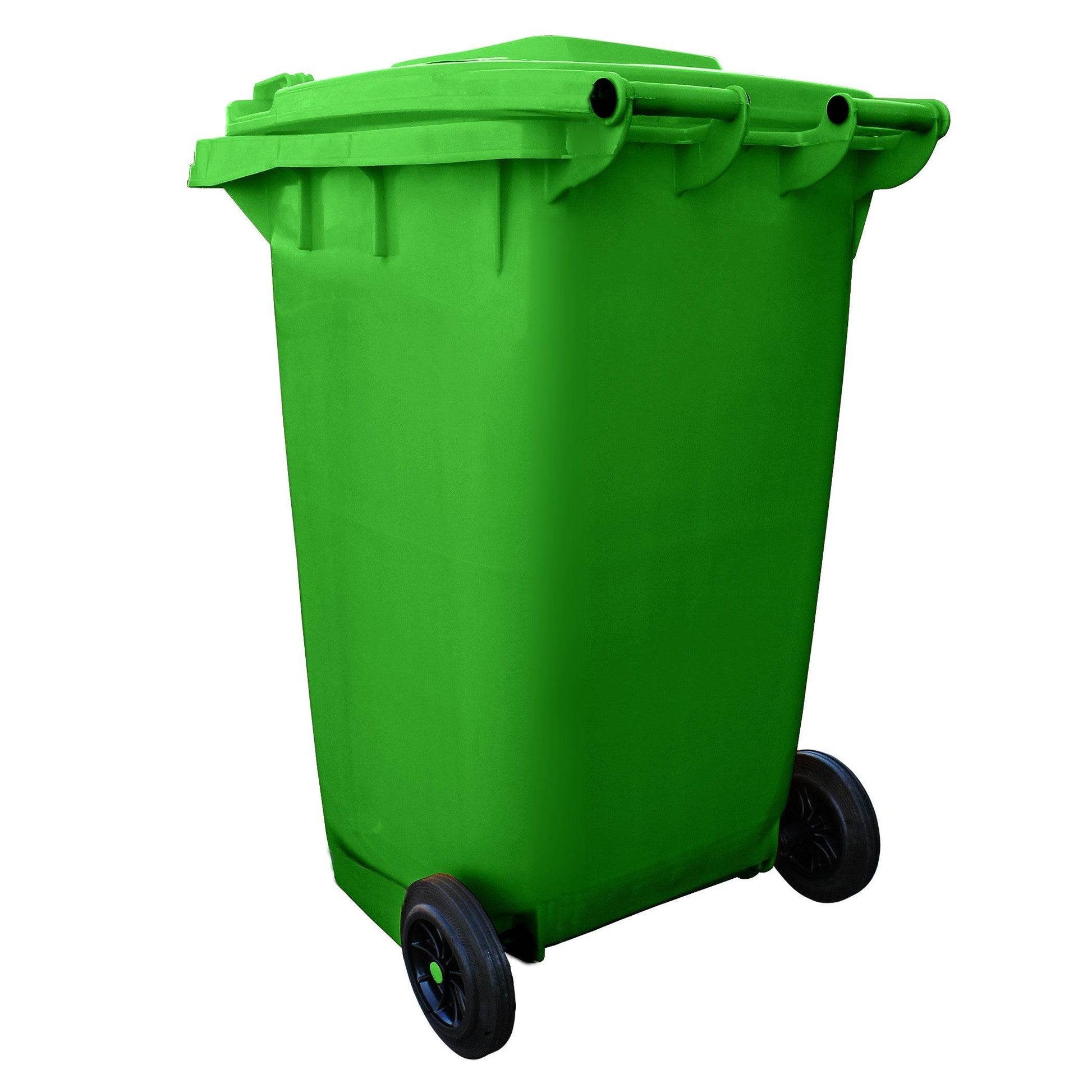 Contenedor de Basura 360 Lts Verde - Play Plaza