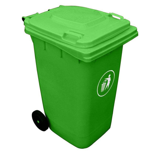 Contenedor de Basura 360 Lts Verde - Play Plaza